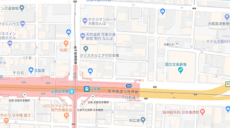 ミラクルの店舗マップ